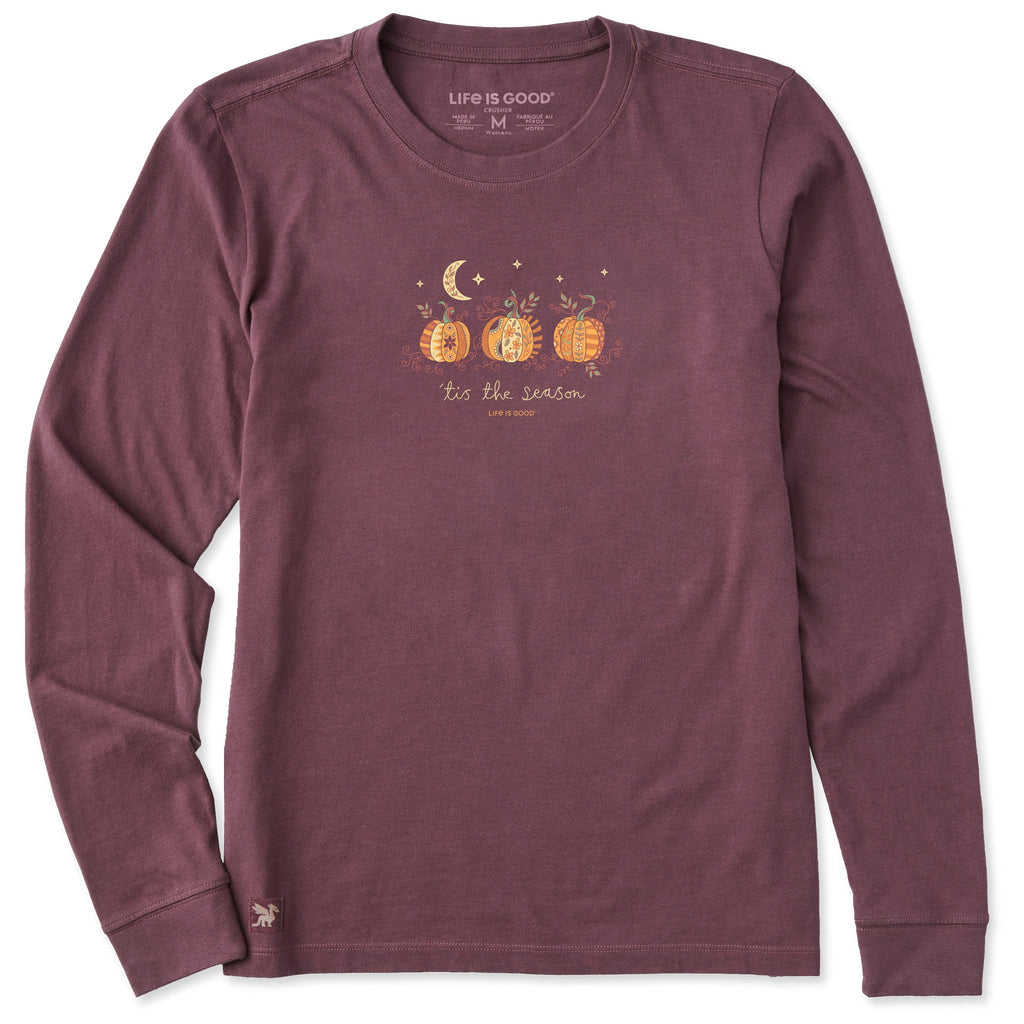 Women's Tis the Season Pumpkins Long Sleeve Crusher Tee product image 7