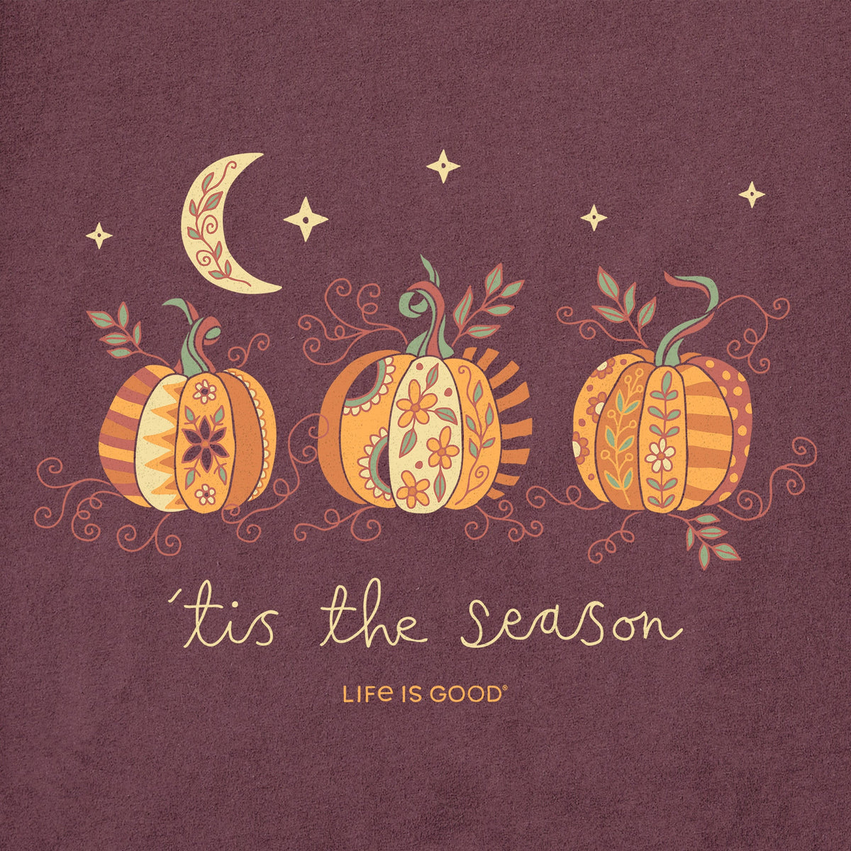 Women's Tis the Season Pumpkins Long Sleeve Crusher Tee product image 8